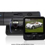 Dual Cameras Car DVR with Rotatable Lens GPS Module G-Sensor 2