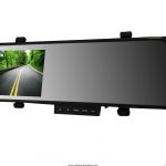 Dual lens FHD 1080P rearview mirror 4.3 inch car dvr