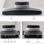 Dual Camera Car DVR with front camera 1080P and rear camera 720P 3