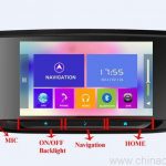 Smart mirror gps with android 4.2system and wifi, DVR,Bluetooth 6