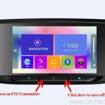 Smart mirror gps with android 4.2system and wifi, DVR,Bluetooth 7