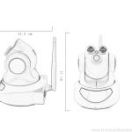 HD Wifi Mini Camera IP Voice Record P2P wireless ip camera 2