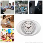 IP Clock Camera with 10 units LED Night Vision 2