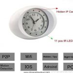 IP Clock Camera with 10 units LED Night Vision 6