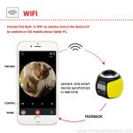 2.4 G waterproof remote control action camera 0.96 inch OLED 2