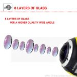 2.4 G waterproof remote control action camera 0.96 inch OLED 5
