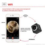 Waterproof full hd 1080p sport camera 210 degree wide lens 10