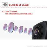 Waterproof full hd 1080p sport camera 210 degree wide lens 2