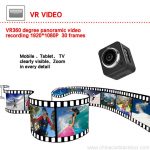 Waterproof full hd 1080p sport camera 210 degree wide lens 4