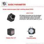 Waterproof full hd 1080p sport camera 210 degree wide lens 8